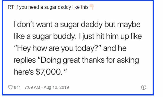 Sugar baby about me